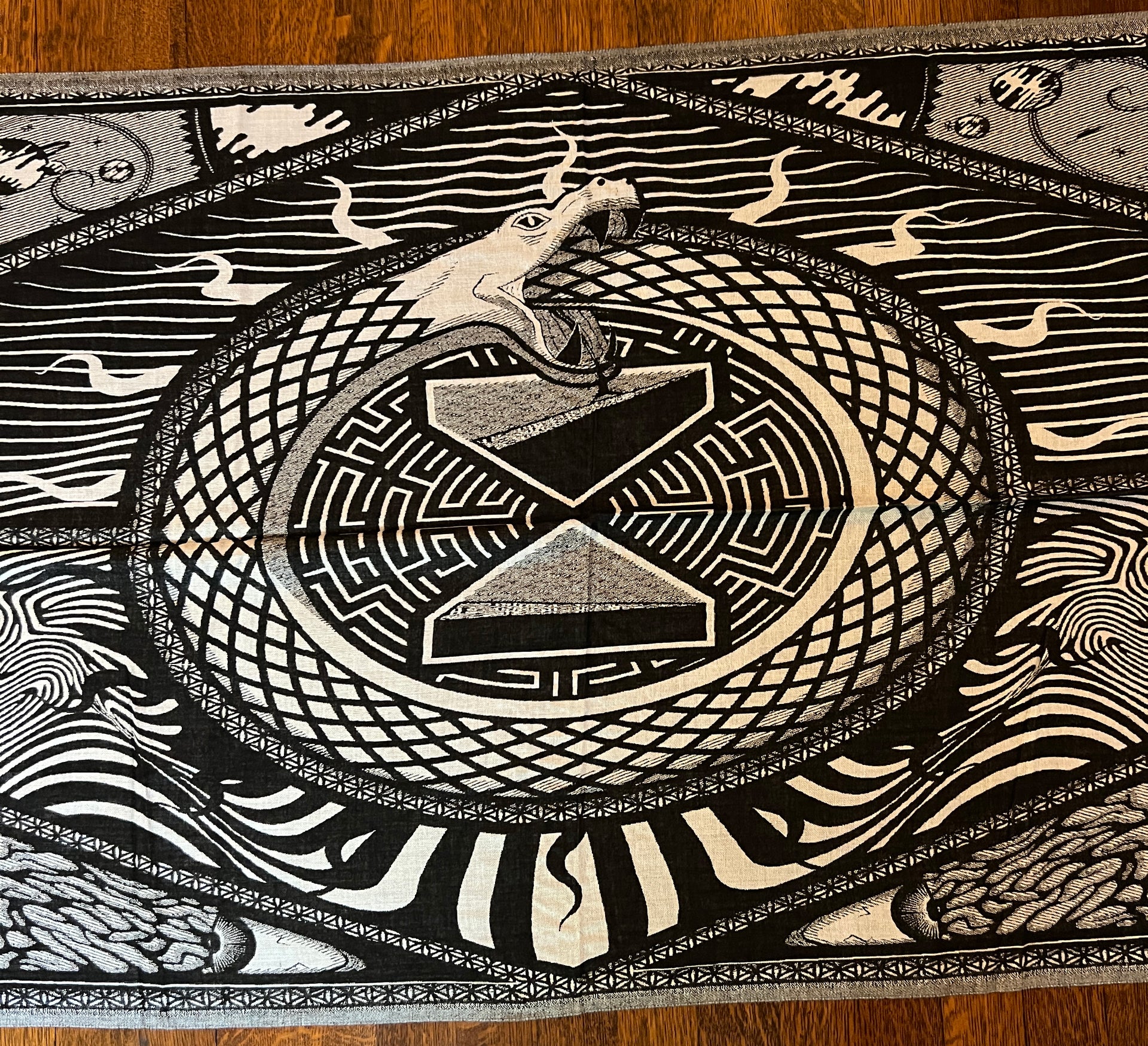 Labyrinth of Time - Premium Scarf
