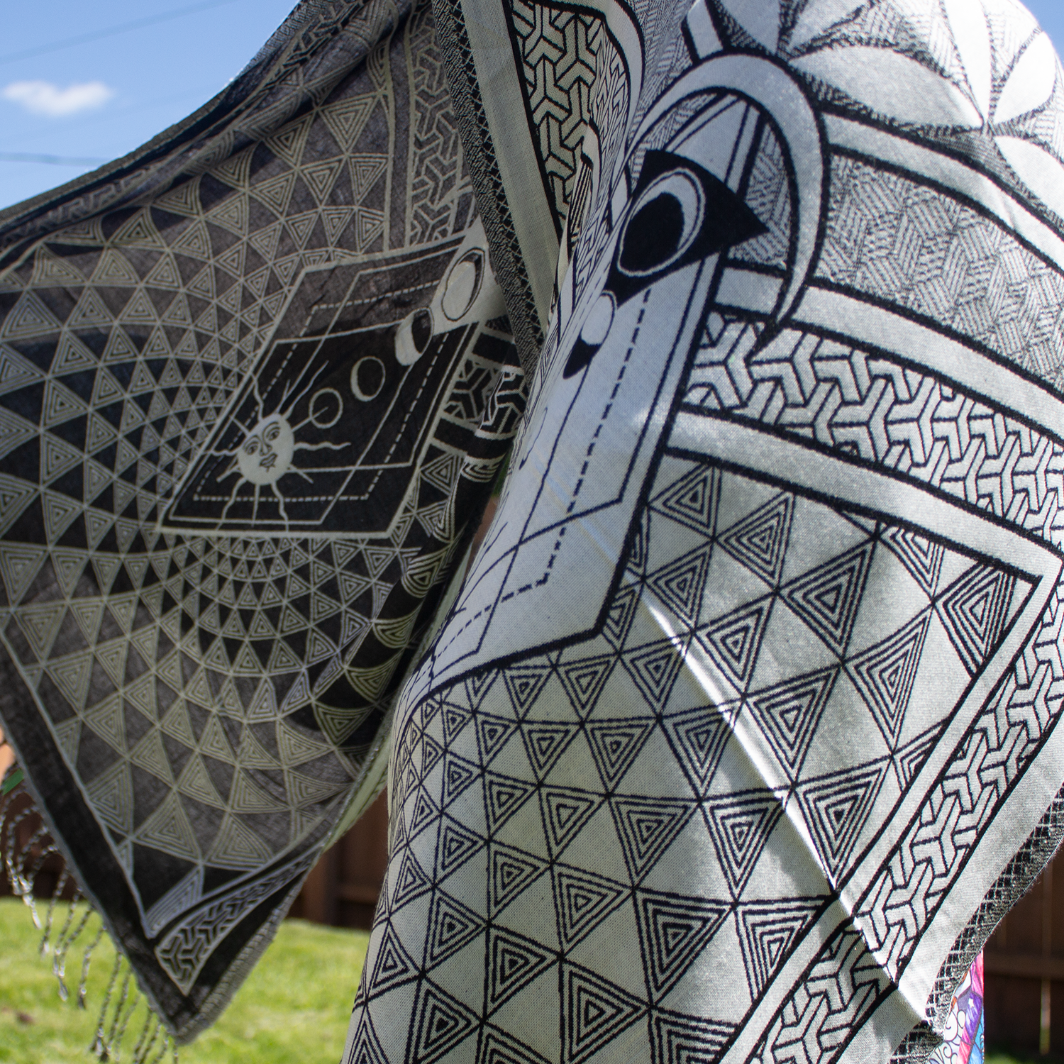 "Hedonic Hedrons" Premium Scarf