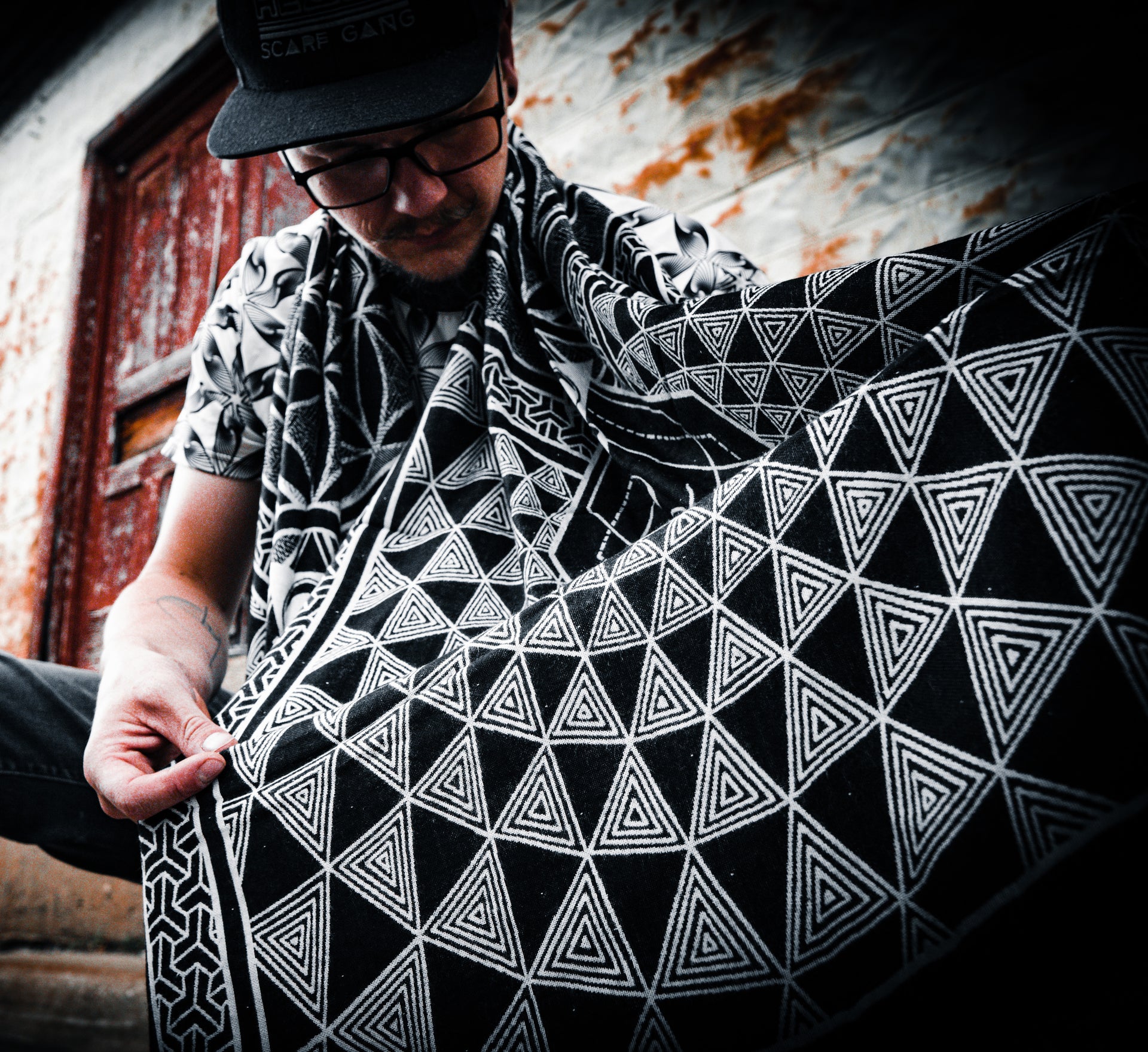 "Hedonic Hedrons" Premium Scarf